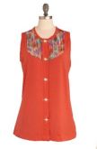 Blusa Viscolycra c/ Renda Colorida (FRENTE)